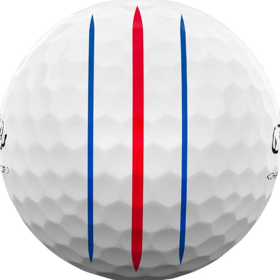 Balles neuves Callaway Golf Chrome Tour Triple Track White