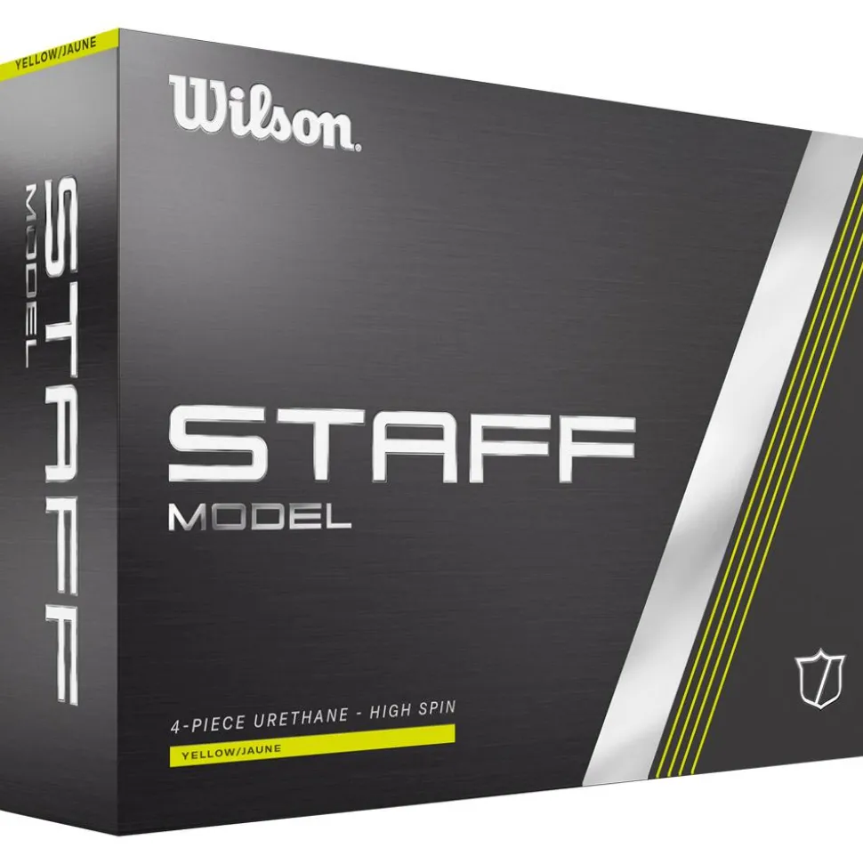 Balles neuves Wilson Staff Model Yellow