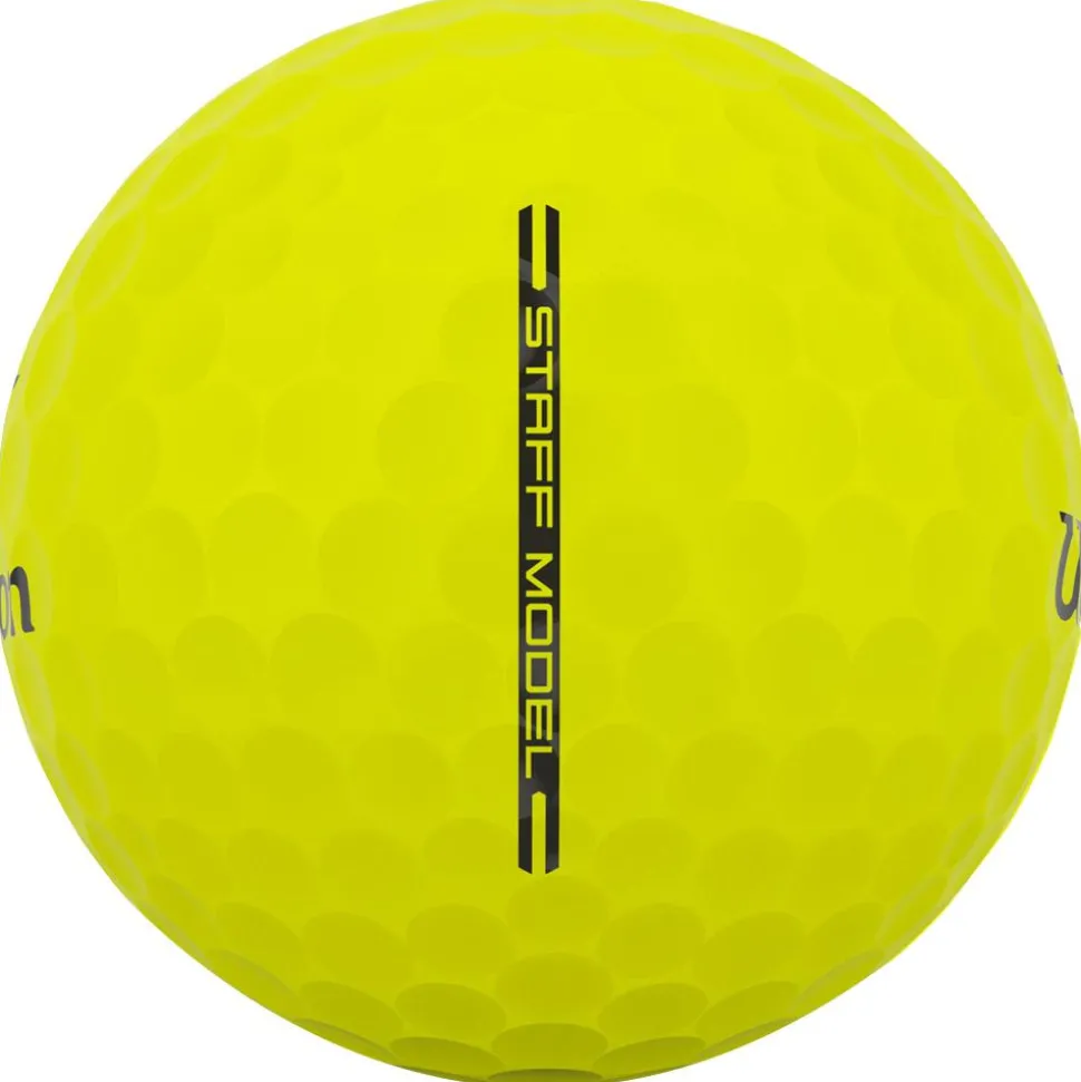 Balles neuves Wilson Staff Model Yellow