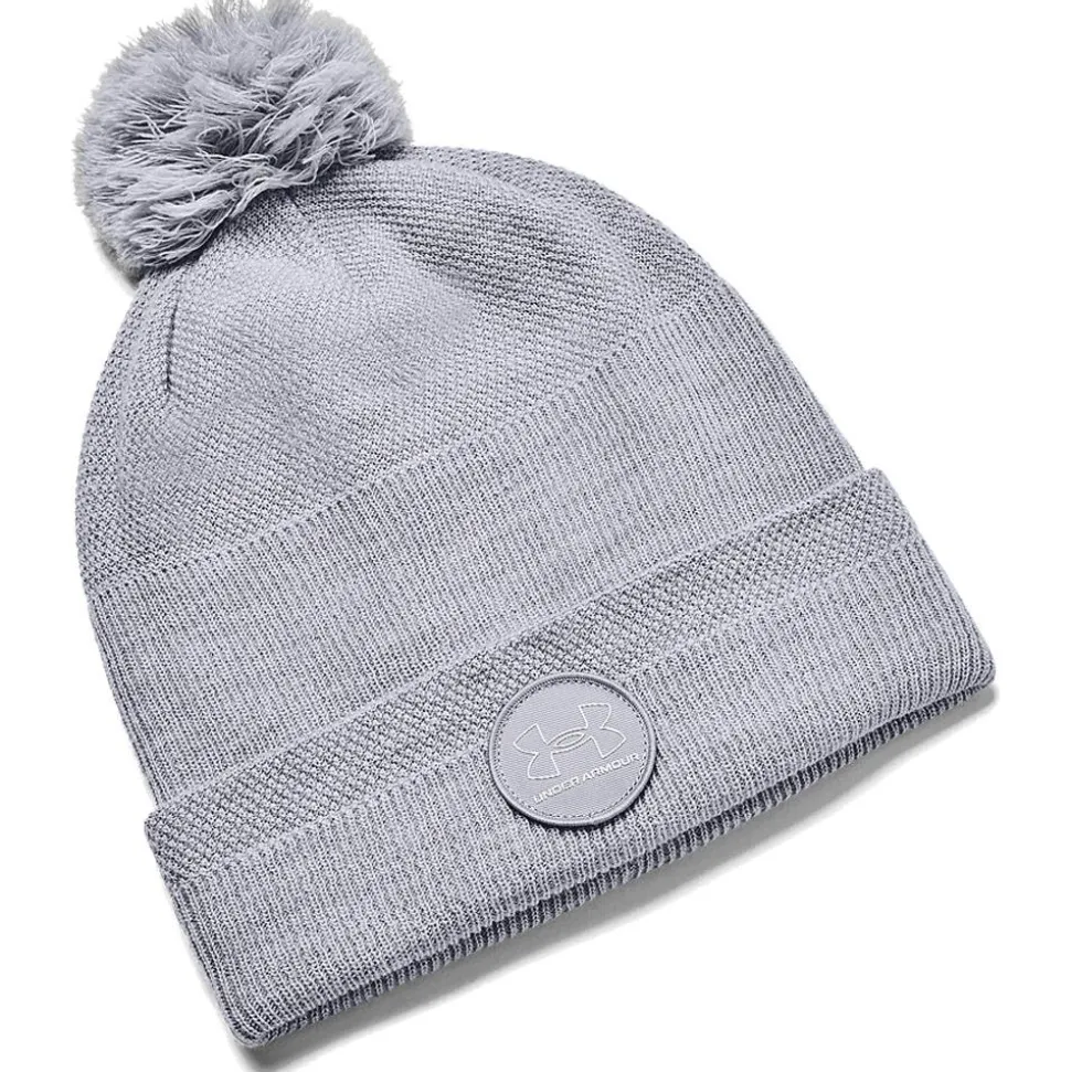 Bonnet Under Armour Driver Pom Steel White
