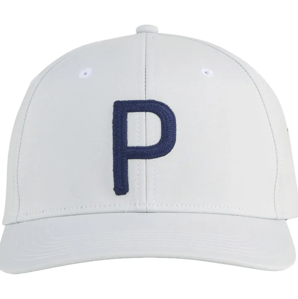 Casquette Puma Golf Heritage P Cap Ash Gray Deep Navy