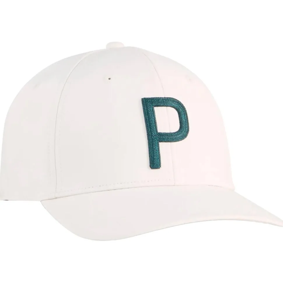 Casquette Puma Golf Heritage P Cap Alpine Snow Green Terrain