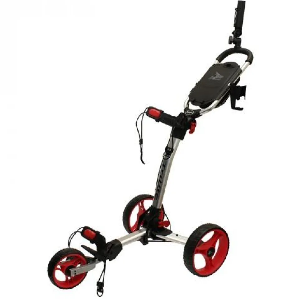 Chariot manuel 3 roues Axglo Tri Lite Gris Roues Rouge
