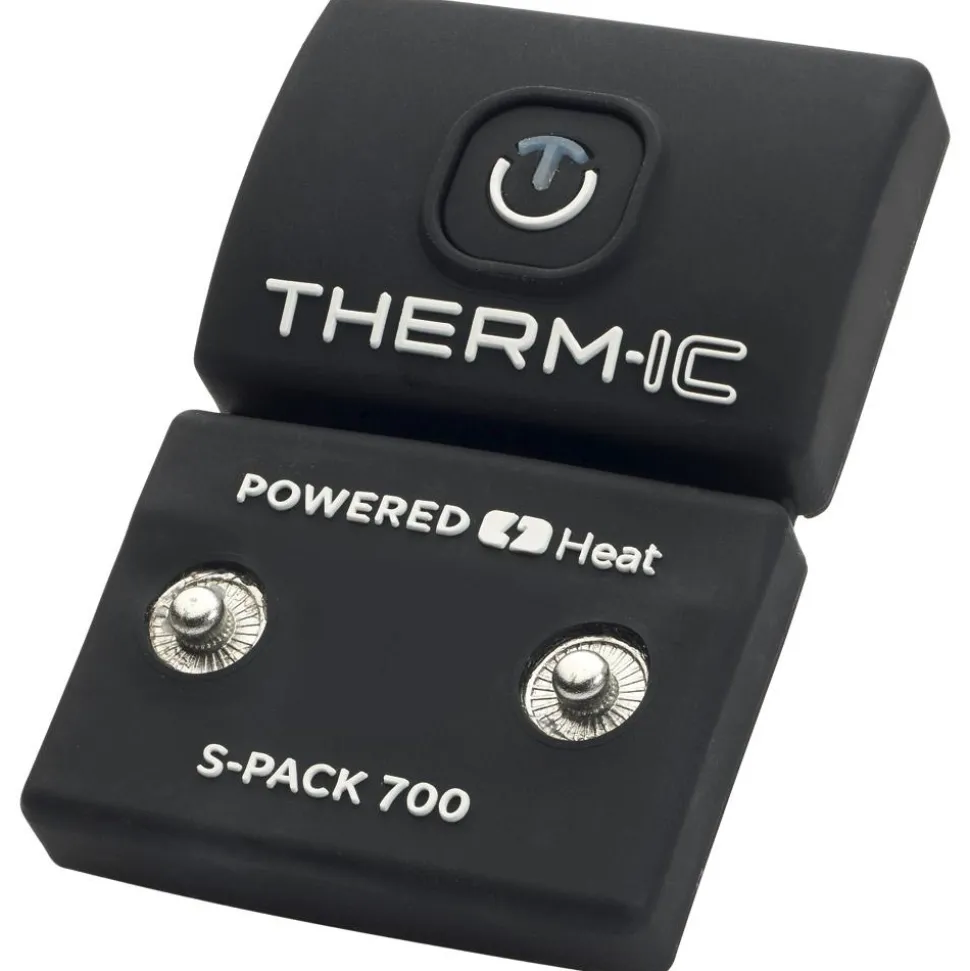 Chaussettes Therm-Ic Powersock Set Heat Fusion Uni + S-Pack 700 Black Grey