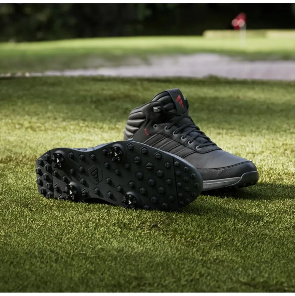 Chaussures avec crampons adidas S2G Rain Rdy Core Black Iron Met Better Scarlet