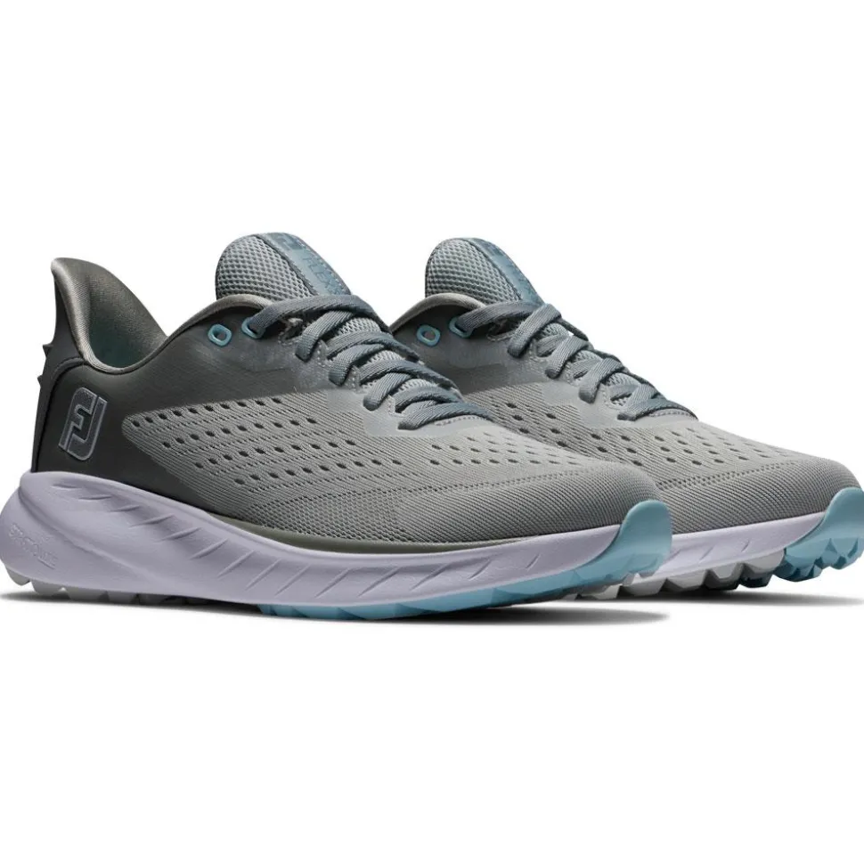 Chaussures sans crampons Footjoy Women's Flex XP Grey Blue White