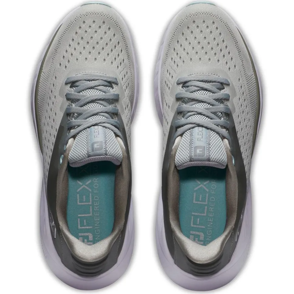 Chaussures sans crampons Footjoy Women's Flex XP Grey Blue White