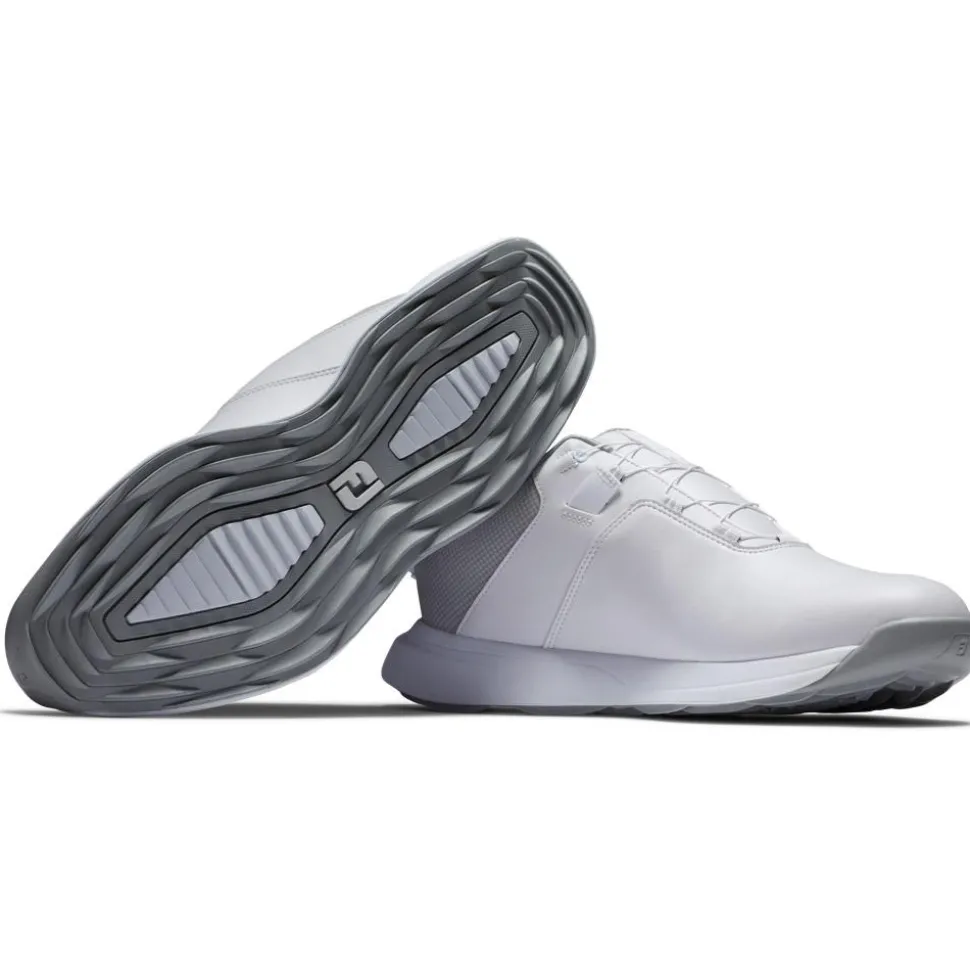 Chaussures sans crampons Footjoy Prolite Boa White Grey