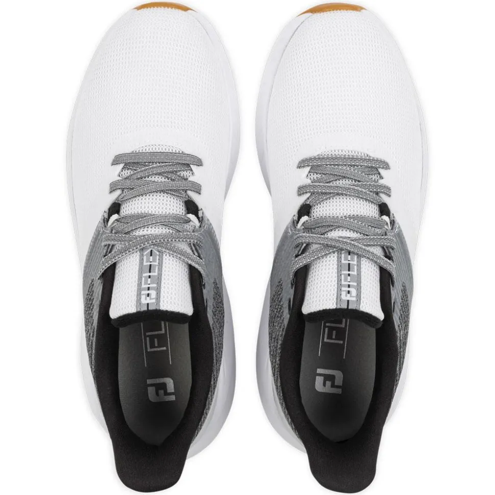 Chaussures sans crampons Footjoy Flex Women White Grey Charcoal