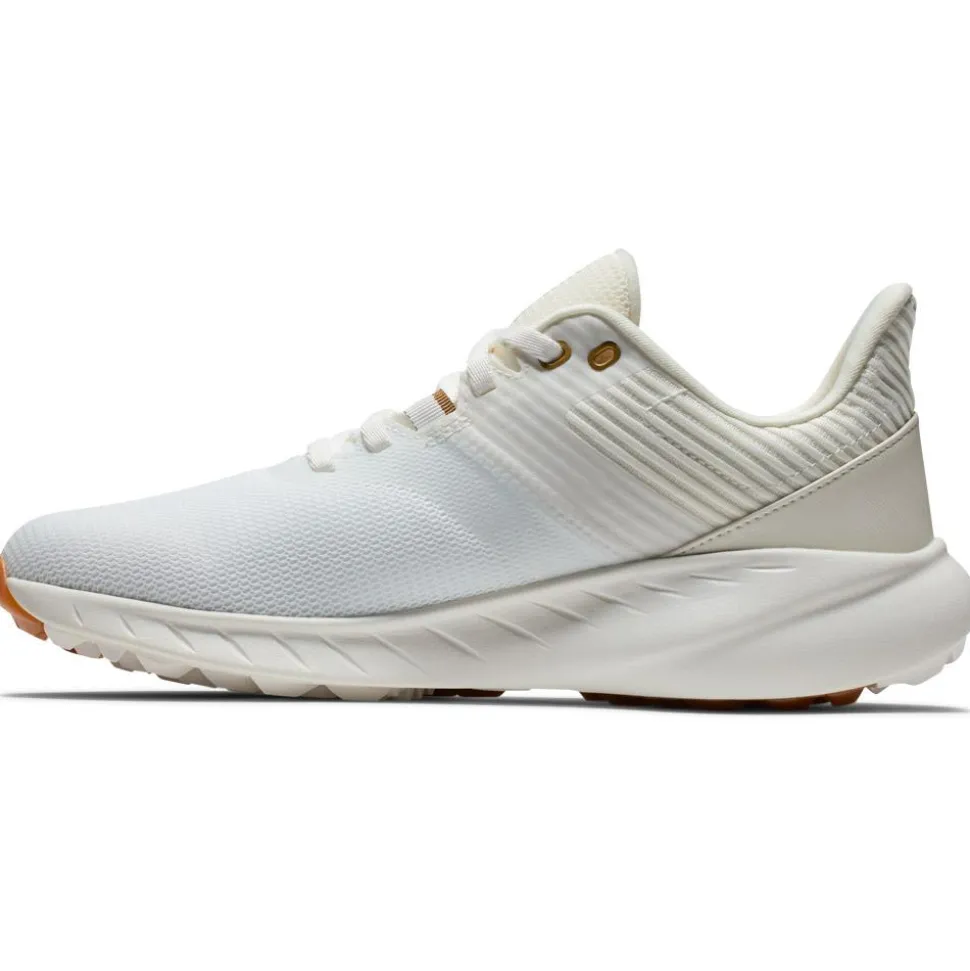 Chaussures sans crampons Footjoy Flex Women White Beige
