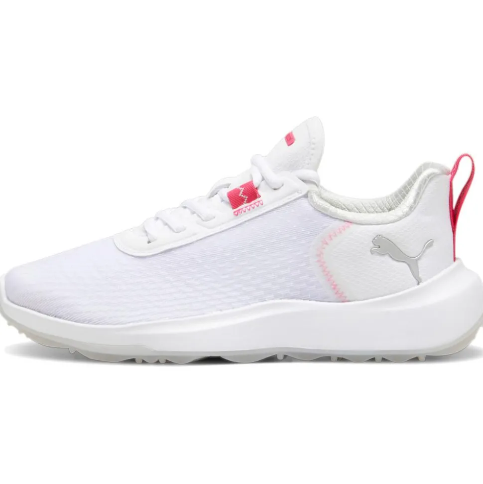 Chaussures sans crampons Puma Golf Fusion Crush Sport W White Garnet Rose
