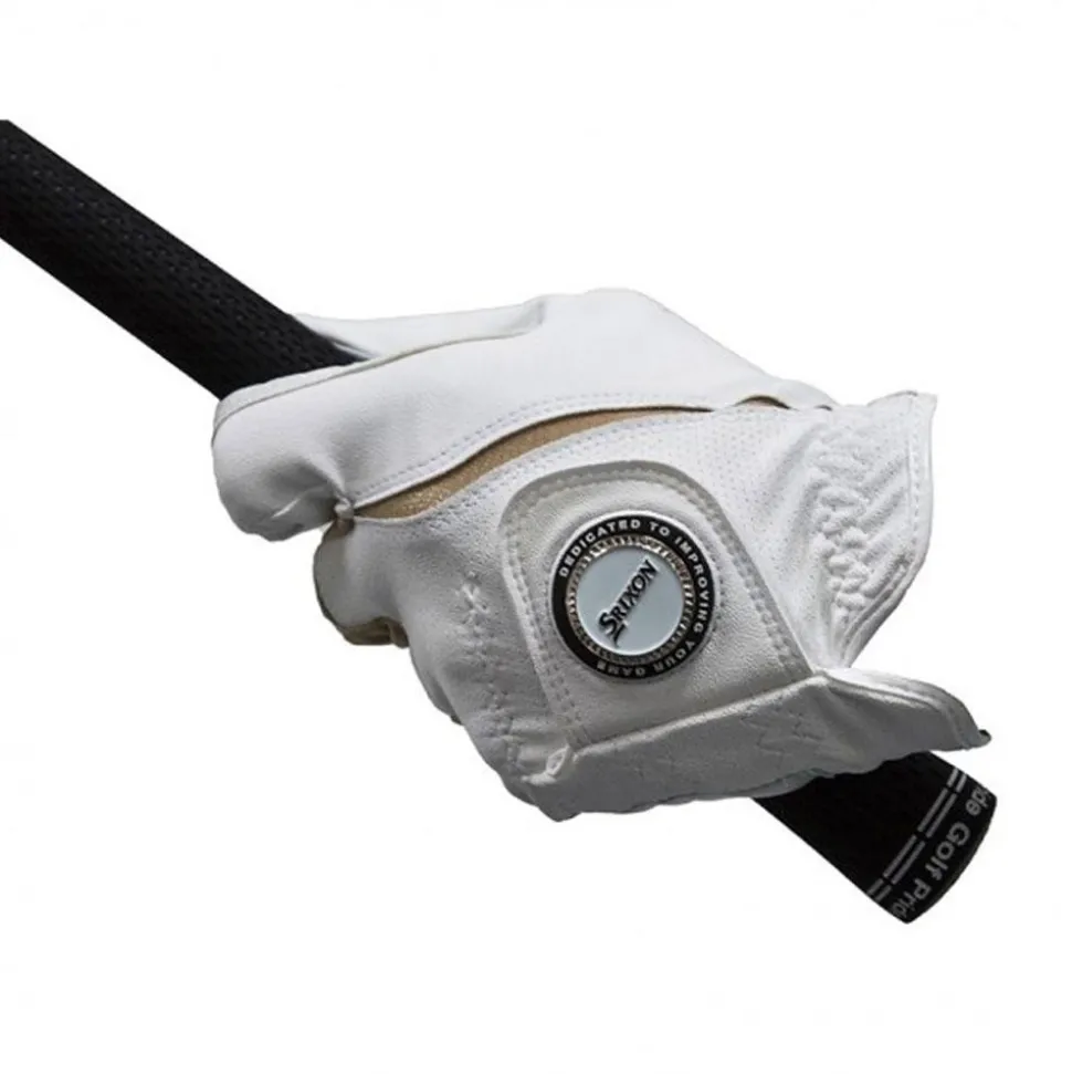 Gants synthetiques classiques (Unité) Srixon All Weather Ball Marker White Lady
