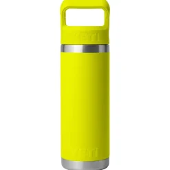 Gourde Yeti Rambler 18 Oz (532 ml) Straw Bottle Firefly Yellow