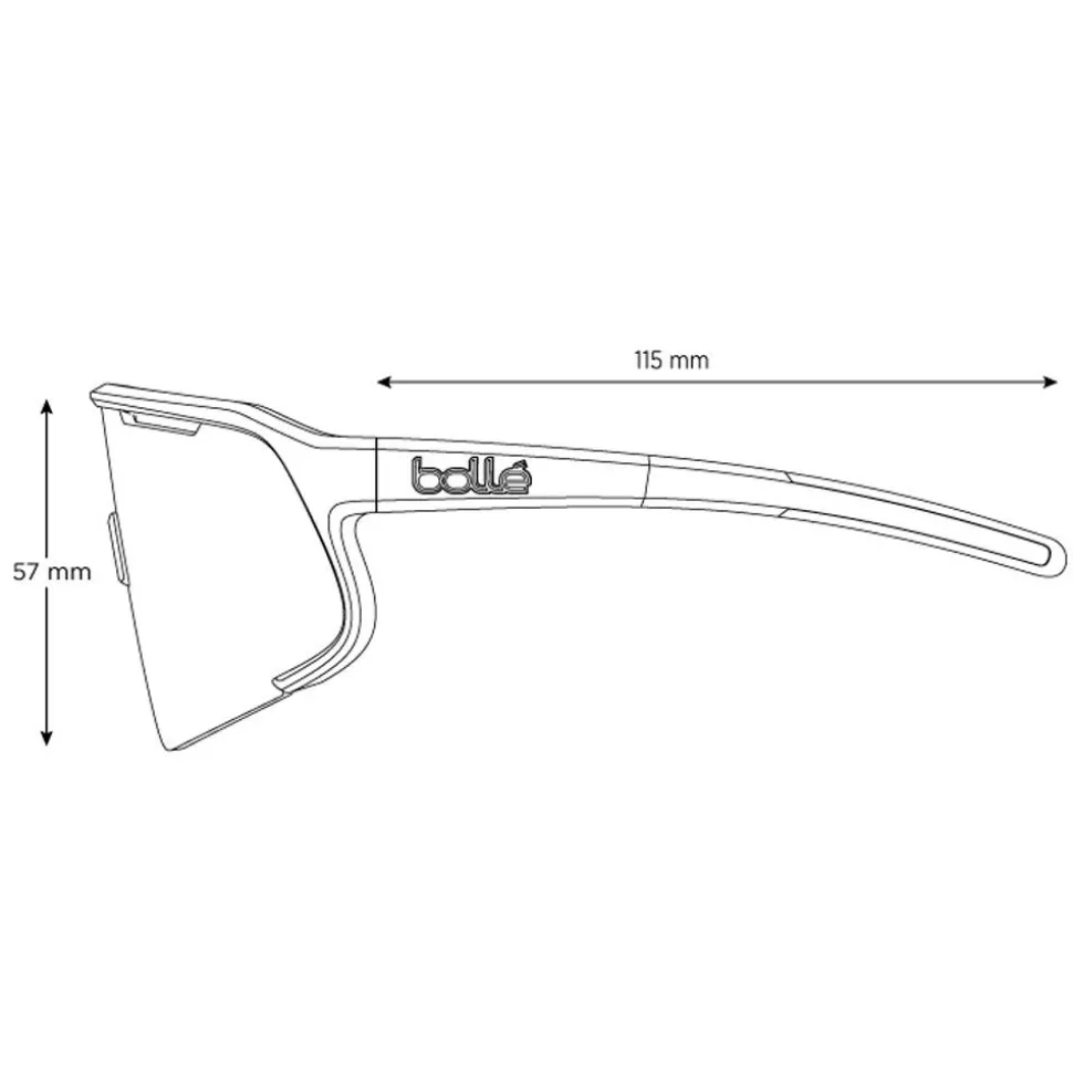 Lunettes de soleil Bollé Speedchaser Black Matte Phantom Clear Photochromic