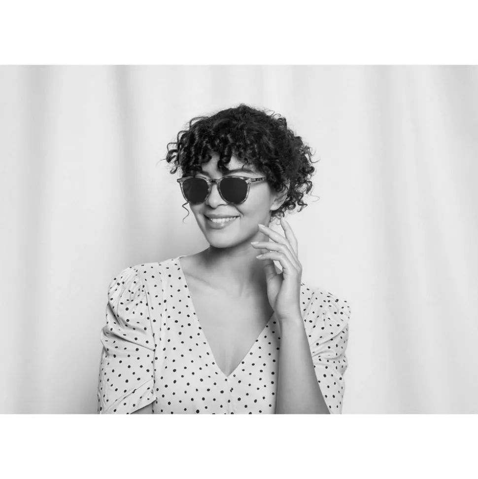 Lunettes de soleil Izipizi Sun #E Light Tortoise Soft Grey