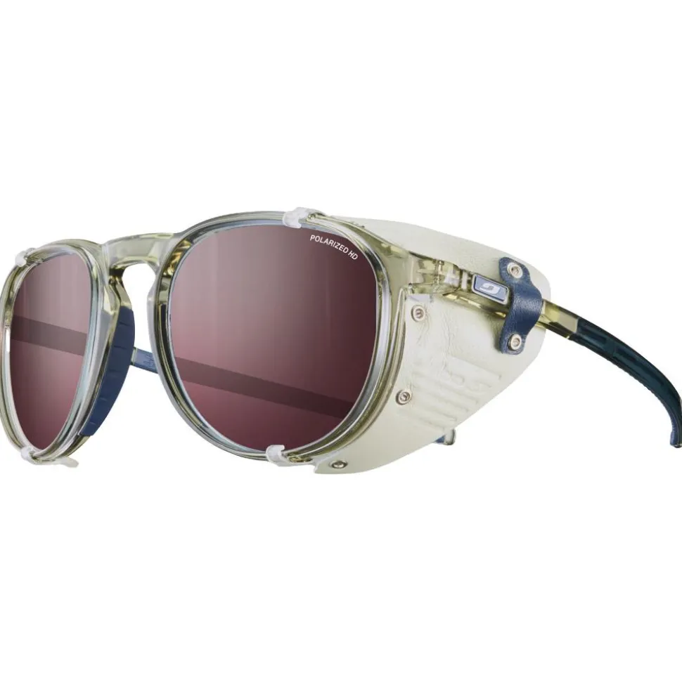 Lunettes de soleil Julbo Millenium Vert Army Translucide Brillant Blanc Bleu Spectron Hd 3 Polarized