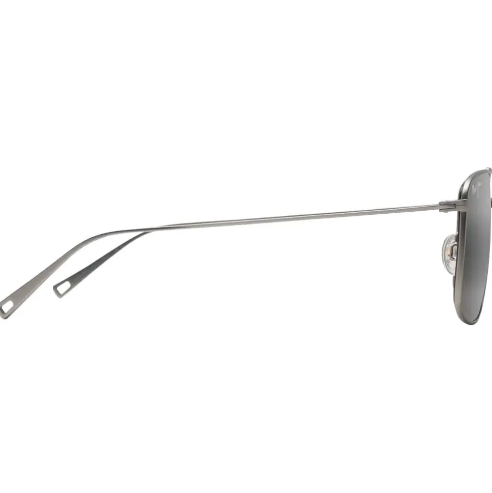 Lunettes de soleil Maui Jim Aeko Matte Titanium Gris Neutre MauiPure