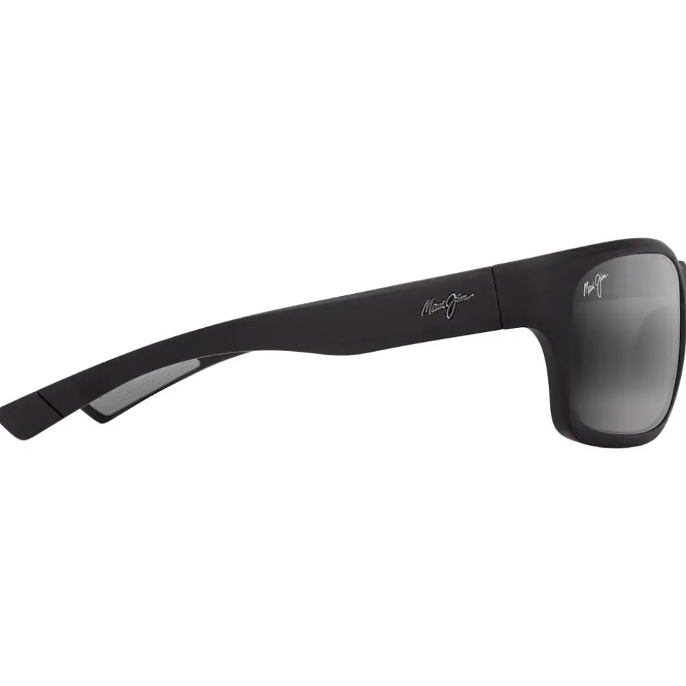 Lunettes de soleil Maui Jim Ano Nui Matte Black Neutral Grey Mineral Superthin