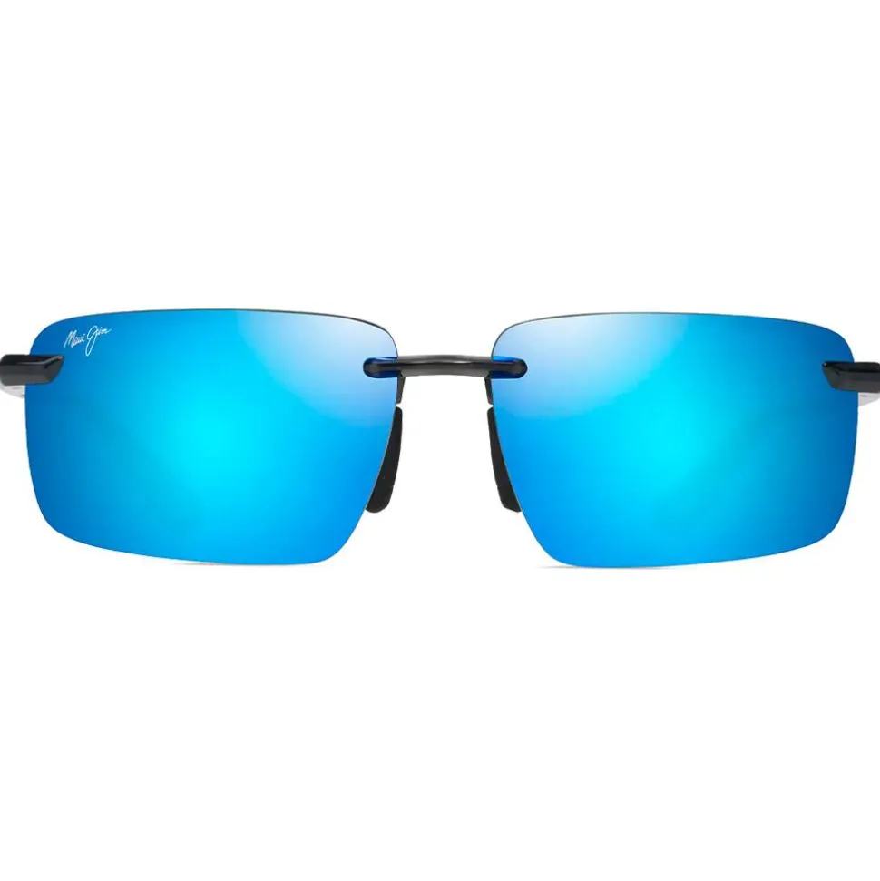Lunettes de soleil Maui Jim Laulima Gris Foncé Transparent Blue Hawaii MauiPure