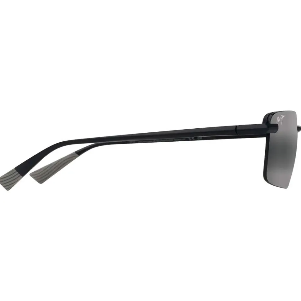 Lunettes de soleil Maui Jim Laulima Noir Mat Neutral Grey MauiPure