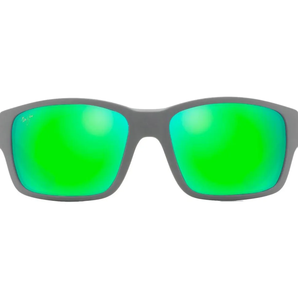 Lunettes de soleil Maui Jim Mangroves Mat Foncé Gris Clair MauiGreen Mineral Superthin