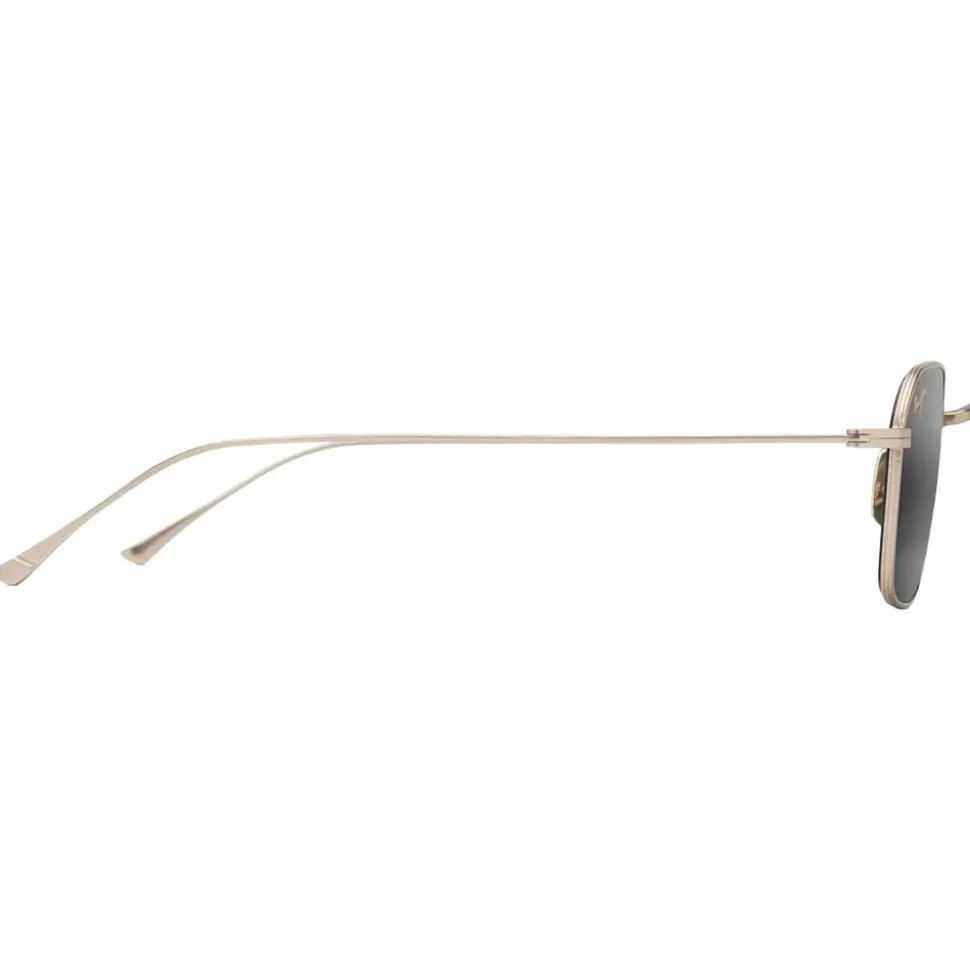 Lunettes de soleil Maui Jim Mekala Matte Light Gold Neutral Grey MauiBrilliant