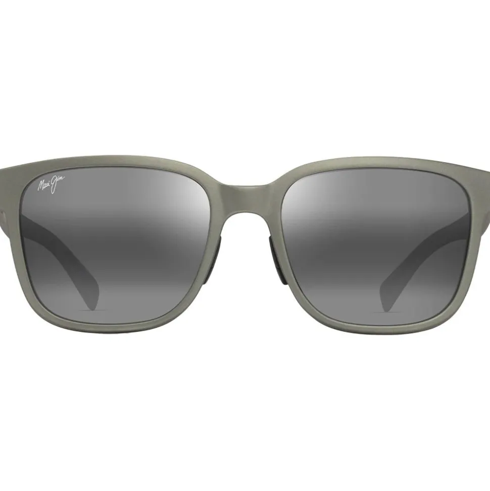 Lunettes de soleil Maui Jim Paulele Asian Fit Gris vert mat Gris Neutre Minéral Superthin