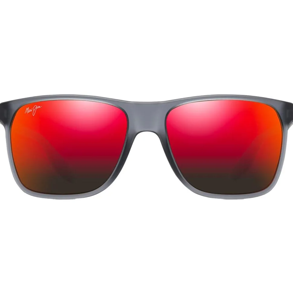 Lunettes de soleil Maui Jim Pailolo Gris Mat Translucide Hawaii Lava MauiPure