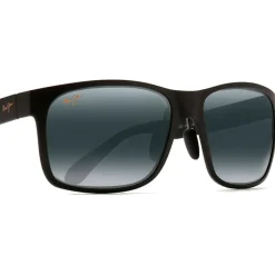 Lunettes de soleil Maui Jim Red Sands Reader 2,5 Noir Mat Gris Neutre MauiBrilliant