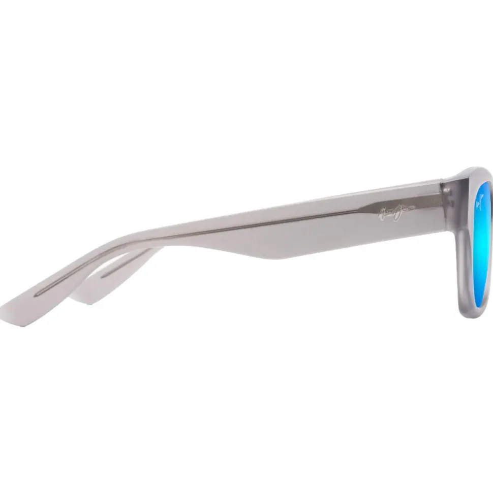 Lunettes de soleil Maui Jim Valley Isle Gris Translucide Blue Hawaii Mineral Superthin