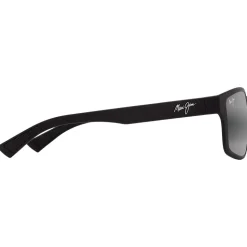 Lunettes de soleil Maui Jim Walewaha Asian Fit Matte Black Neutral Grey Mineral Superthin
