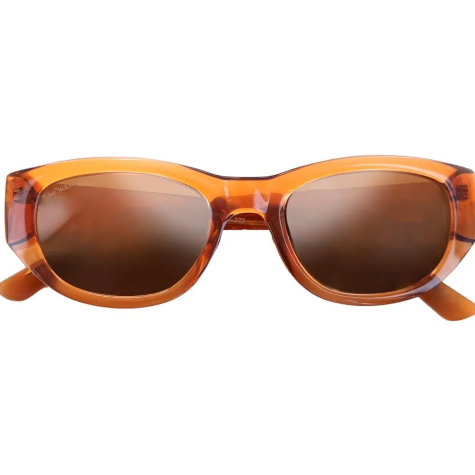 Lunettes de soleil Moken Vision Lisa Orange Brown Polarized Cat.3