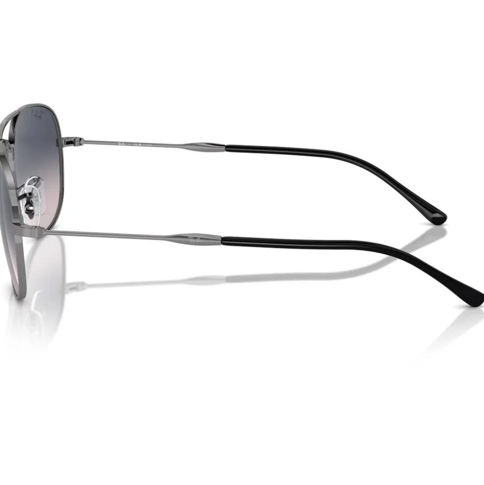 Lunettes de soleil Ray Ban RB3735 Bain Bridge Polished Gunmetal Polar Blue