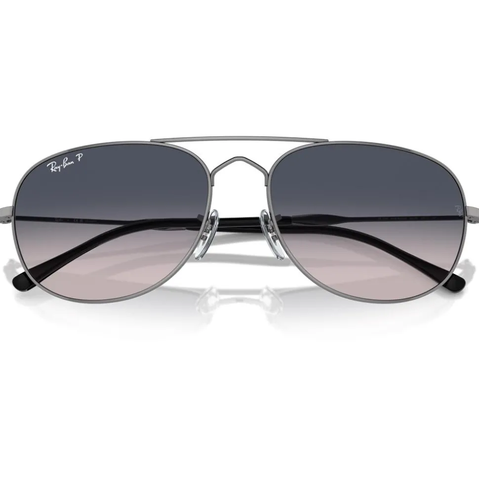 Lunettes de soleil Ray Ban RB3735 Bain Bridge Polished Gunmetal Polar Blue