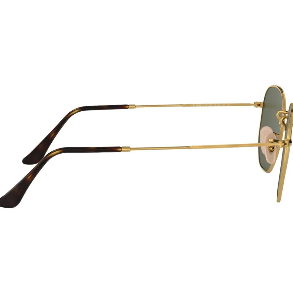 Lunettes de soleil Ray Ban RB3548N Hexagonal Flat Polished Gold Polar Green