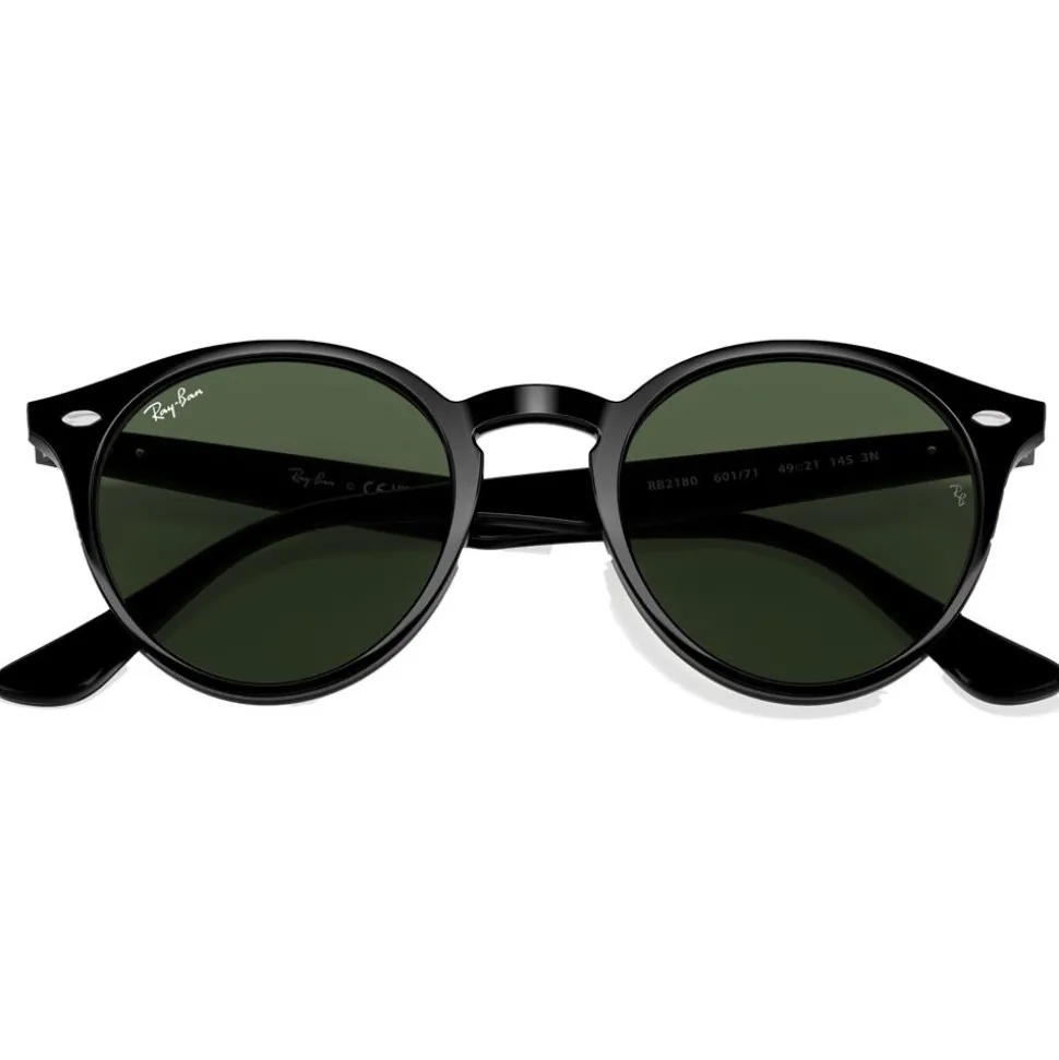Lunettes de soleil Ray Ban RB2180 Polished Black Dark Green