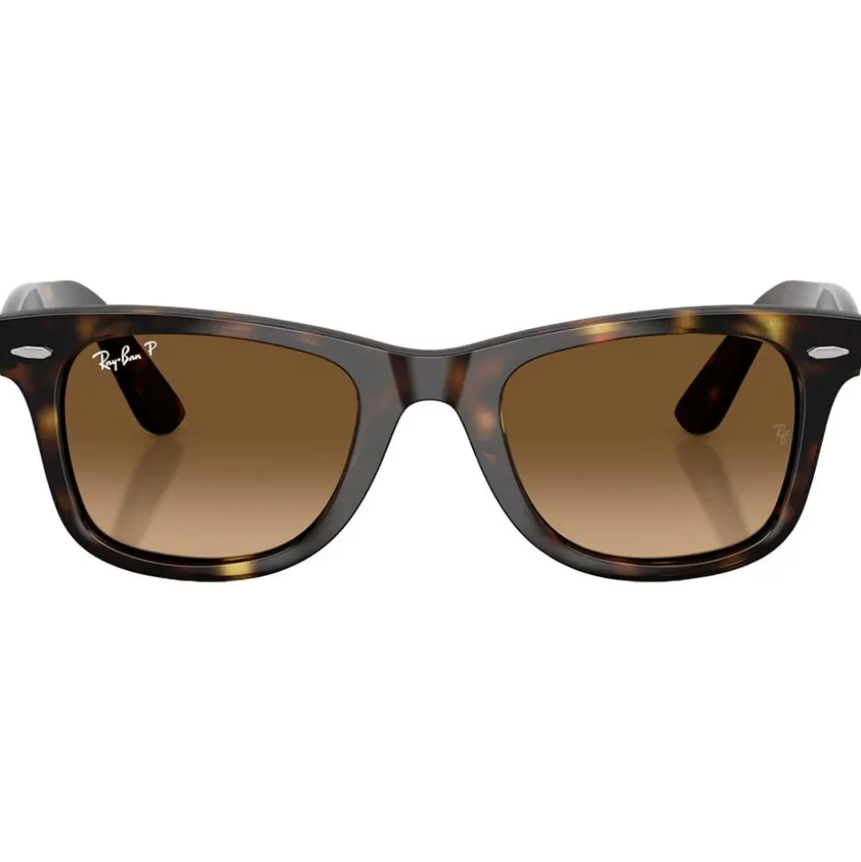 Lunettes de soleil Ray Ban RB4340 Wayfarer Ease Polished Havana Gradient Brown Polar