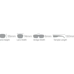 Lunettes de soleil Smith Motive Matte Black Chromapop Black