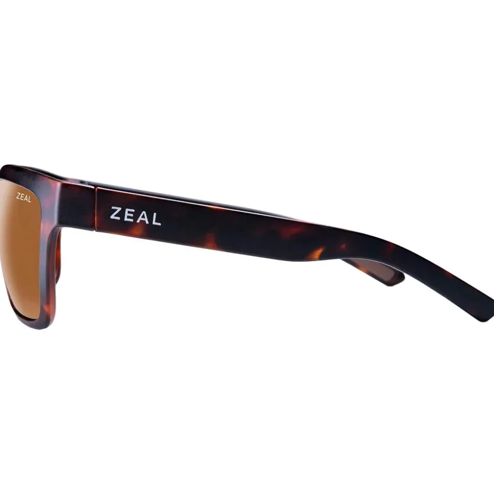 Lunettes de soleil Zeal Kittredge Matte Brown Havana Ellume Polarized Copper