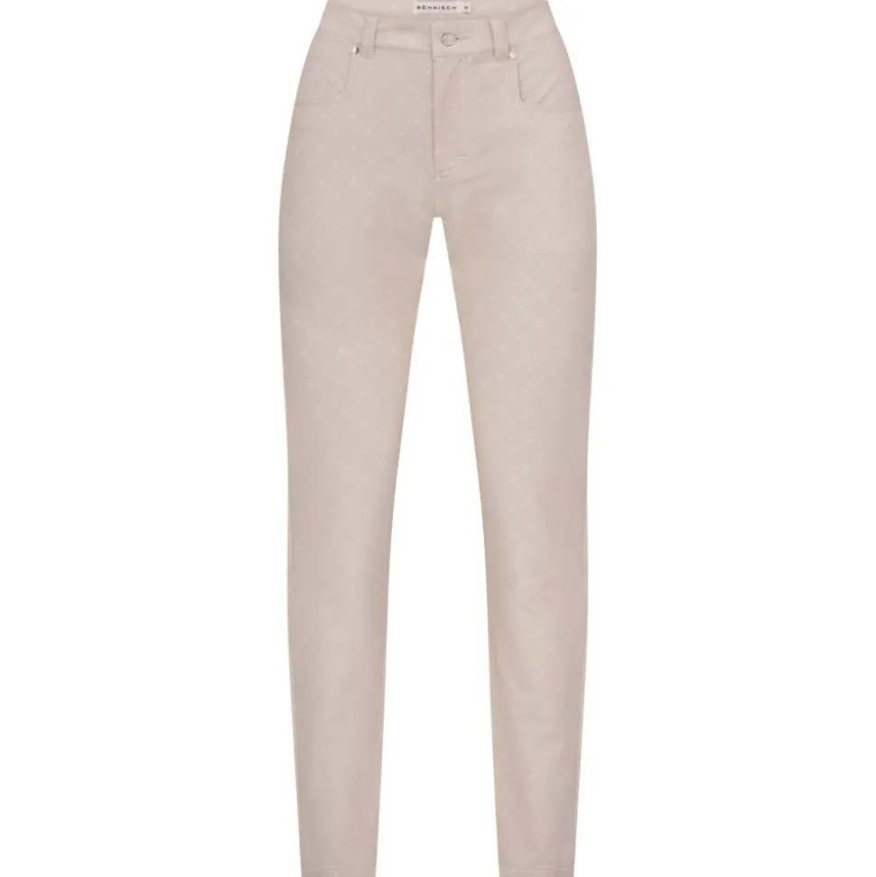 Pantalon Rohnisch Chie Brushed Pant 32 Micro R Check Oat