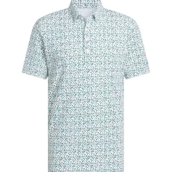 Polo adidas Ultimate365 Micro Argyle White