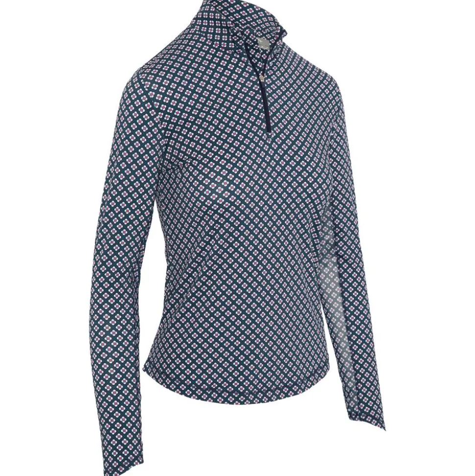 Polo Callaway Golf Mini Geo Sun Protect Peacoat
