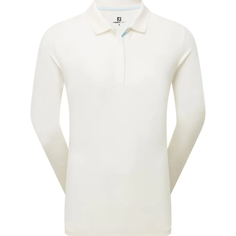 Polo Footjoy Thermoseries Long Sleeves Off White