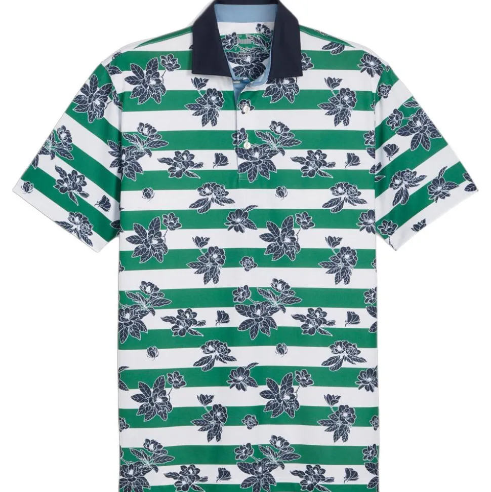 Polo Puma Golf Pique Garden Polo Vine Deep Navy