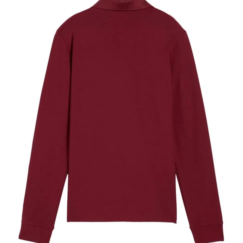 Polo Puma Golf W Cloudspun Midwght Ls Polo Ruby Shimmer