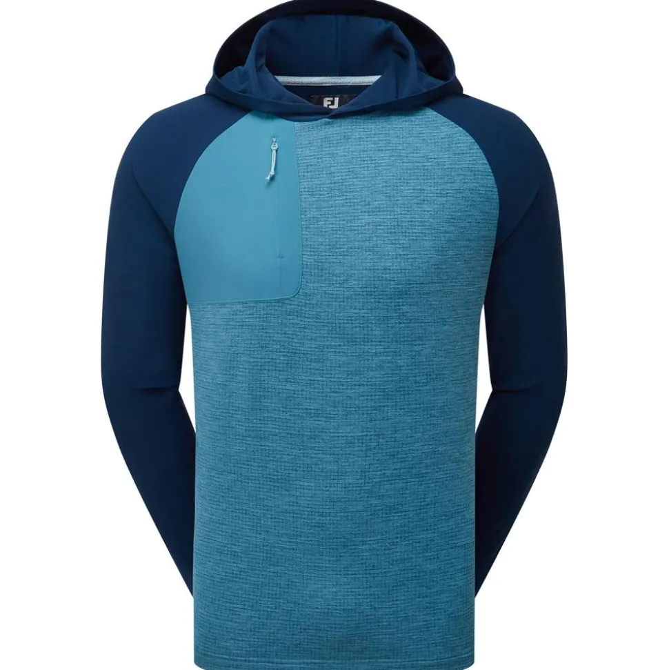 Pull Footjoy Thermoseries Pullover Hoodie Navy Slate