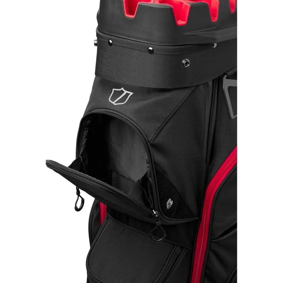 Sac chariot série Wilson iLock Cart Black Red
