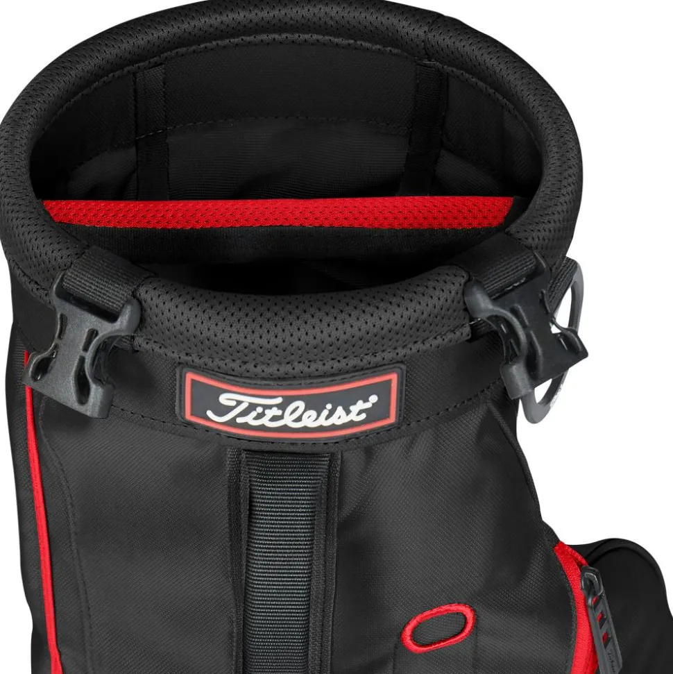 Sac souple 1/2 série Titleist Carry Bag Black Black Red