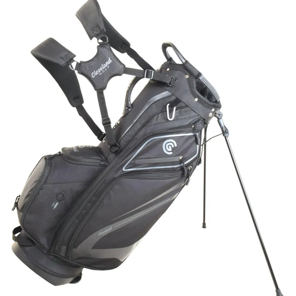 Sac trepied série Cleveland Saturday Stand Bag Black Black