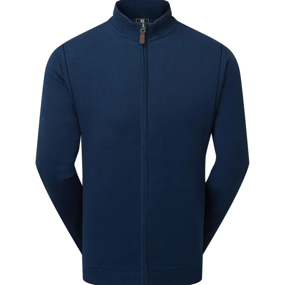 Veste Footjoy Drirelease Full Zip Lined Sweater Navy